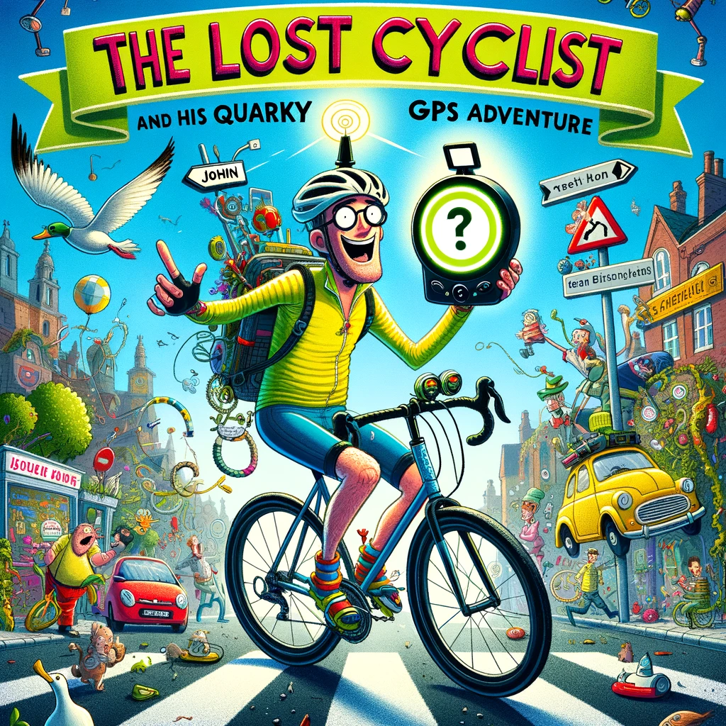 The Lost Cyclist and His Quirky GPS Adventure